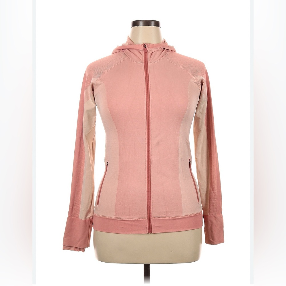 Lululemon Ebb to Train Jacket Zip Up Running Hoodie Women’s Size 6 Pink Like New